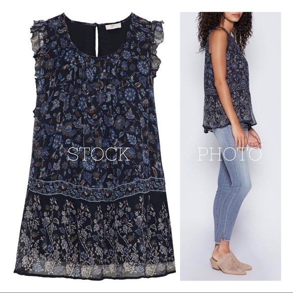 JOIE Celadine B Chiffon Blouse in Coralwood - Picture 2 of 8